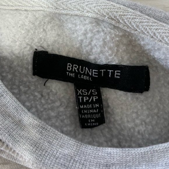 Brunettes The Label The "BLONDE" Big Sister Crew Neck Sweatshirt - Picture 3 of 7